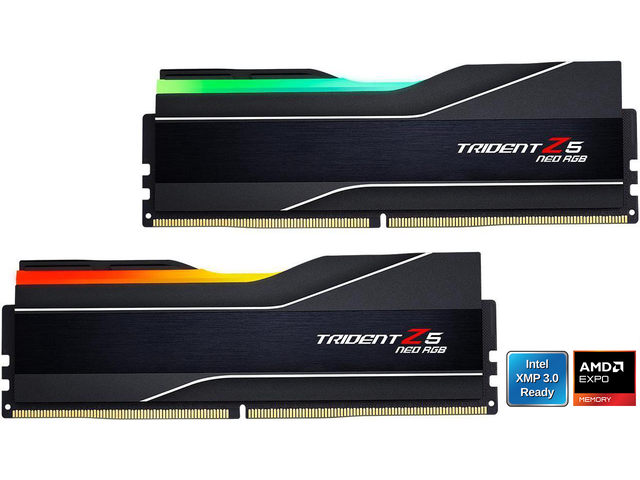 G. SKILL Trident Z5 Neo RGB Series AMD EXPO 32GB (2 x 16GB) 288-Pin PC RAM DDR5 6000 (PC5 48000) Desktop Memory Model F5-6000J3038F16GX2-TZ5NR — photo 2
