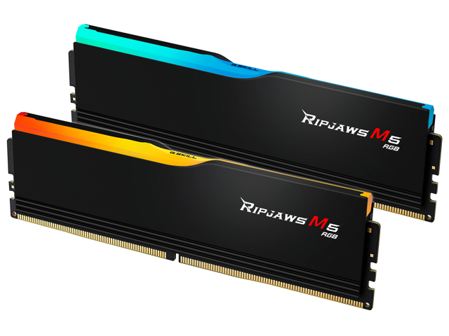 G. SKILL Ripjaws M5 RGB Series 32GB (2 x 16GB) 288-Pin PC RAM DDR5 6000 (PC5 48000) Desktop Memory