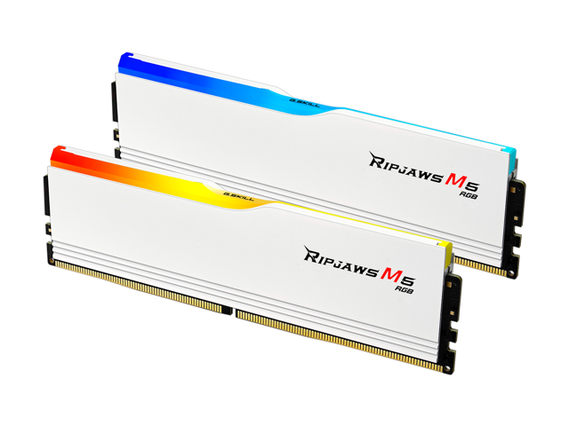 G. SKILL Ripjaws M5 RGB Series 32GB (2 x 16GB) 288-Pin PC RAM DDR5 6000 (PC5 48000) Desktop Memory