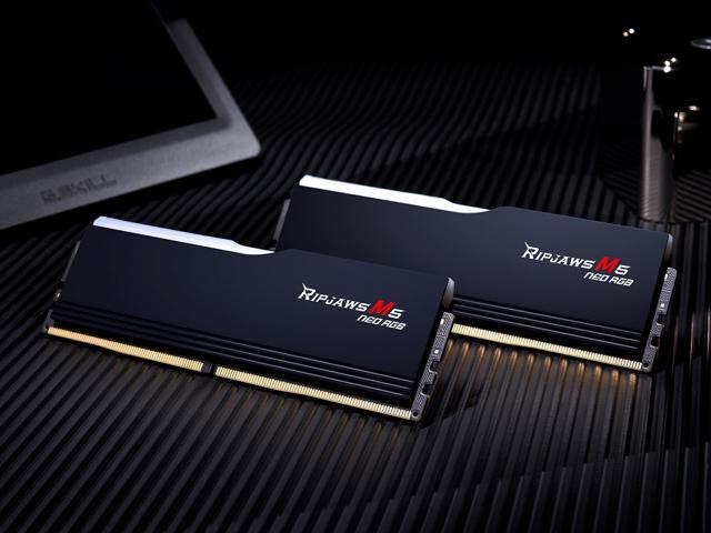 G. SKILL Ripjaws M5 Neo RGB Series 32GB (2 x 16GB) 288-Pin PC RAM DDR5 6000 (PC5 48000) Desktop Memory