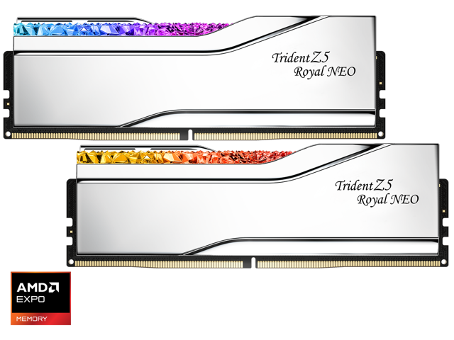 G.SKILL Trident Z5 Royal Neo Series 32GB (2 x 16GB) 288-Pin PC RAM DDR5 8000 (PC5 64000) Desktop Memory Model F5-8000J3848H16GX2-TR5NS