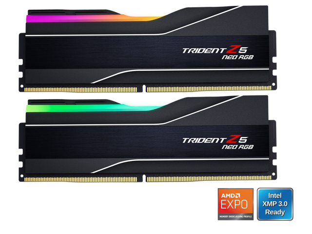 G. SKILL Trident Z5 Neo Series 64GB (2 x 32GB) 288-Pin PC RAM DDR5 6000 (PC5 48000) Desktop Memory Model F5-6000J3636F32GX2-TZ5NR