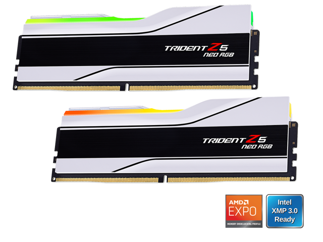 G. SKILL Trident Z5 Neo Series 64GB (2 x 32GB) 288-Pin PC RAM DDR5 6000 (PC5 48000) Desktop Memory Model F5-6000J3636F32GX2-TZ5NRW