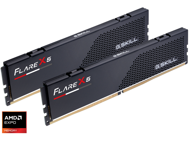 G.SKILL Flare X5 64GB (2 x 32GB) 288-Pin PC RAM DDR5 6000 (PC5 48000) Desktop Memory Model F5-6000J2836G32GX2-FX5