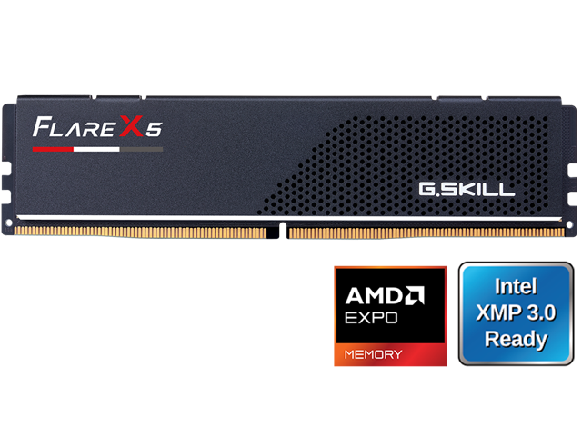 G. SKILL Flare X5 16GB 288-Pin PC RAM DDR5 6000 (PC5 48000) Desktop Memory Model F5-6000J3636F16GX1-FX5 RAM