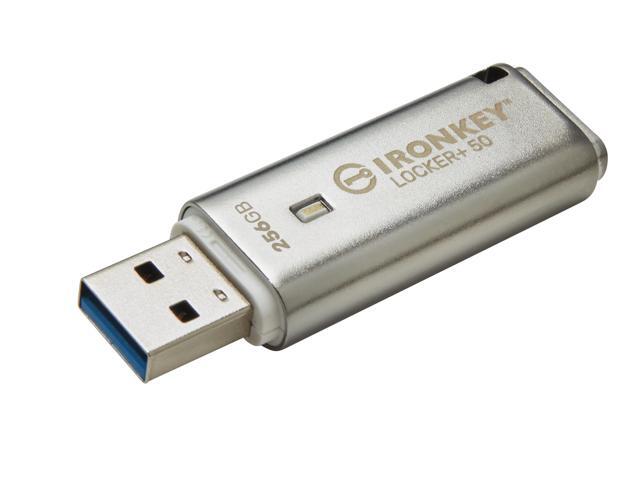 Kingston IRONKEY P50 256GB USB 3.2 Gen 1 Flash Drive AES Encryption
