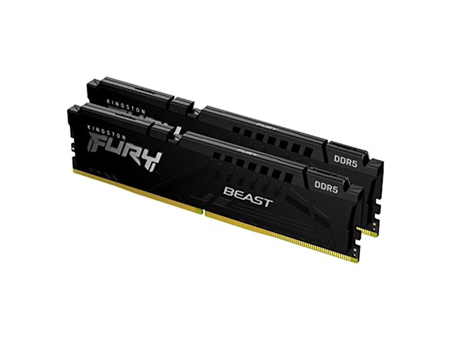 Kingston FURY Beast 16GB (2 x 8GB) 288-Pin PC RAM DDR5 6000 (PC5 48000) Memory (Desktop Memory) Model KF560C30BBEK2-16