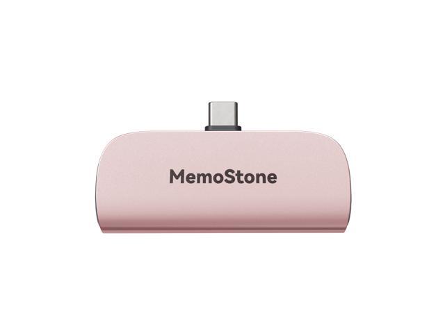 KingSpec Memostone 1TB Portable SSD, USB 3.2 Gen 2x2 Type-C, Seq. Read Speeds Up to 2,000MB/s, for Laptop, Phone and Computer - US5-1TB (Pink)