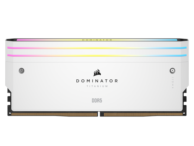 CORSAIR Dominator Titanium 32GB (2 x 16GB) DDR5 6400 (PC5 51200) Desktop Memory Model CMP32GX5M2B6400C32W