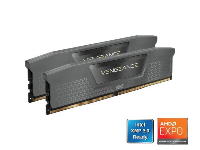 CORSAIR Vengeance 16GB (2 x 8GB) 288-Pin PC RAM DDR5 5200 (PC5 41600) Desktop memory Model CMK16GX5M2B5200Z40