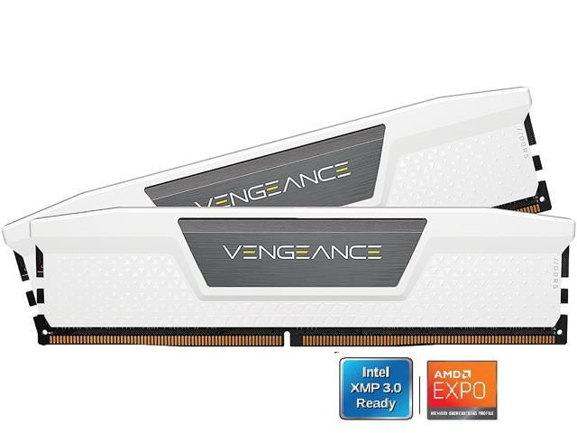 CORSAIR Vengeance 32GB (2 x 16GB) 288-Pin PC RAM DDR5 6400 (PC5 51200) Desktop Memory Model CMK32GX5M2B6400Z36W