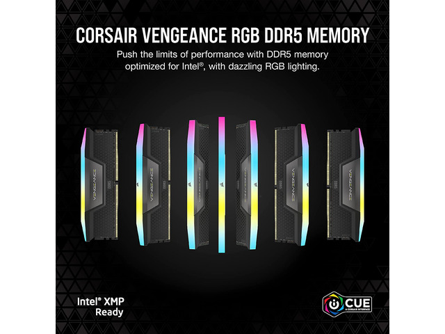 CORSAIR Vengeance RGB 16GB (2 x 8GB) 288-Pin PC RAM DDR5 6000 (PC5 48000) Desktop Memory Model CMH16GX5M2E6000Z36 — photo 4