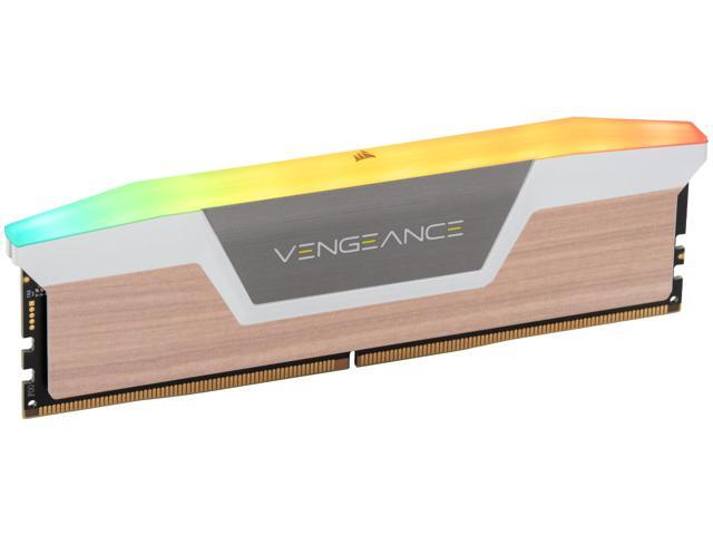 CORSAIR Vengeance RGB 16GB (2 x 8GB) 288-Pin PC RAM DDR5 6000 (PC5 48000) Desktop Memory Model CMH16GX5M2E6000Z36WGWL - Gigabyte Wood