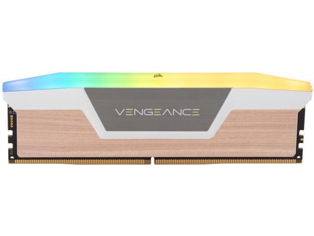 CORSAIR Vengeance RGB 32GB (2 x 16GB) 288-Pin PC RAM DDR5 6000 (PC5 48000) Desktop Memory Model CMH32GX5M2E6000Z36WGWL - Gigabyte Wood