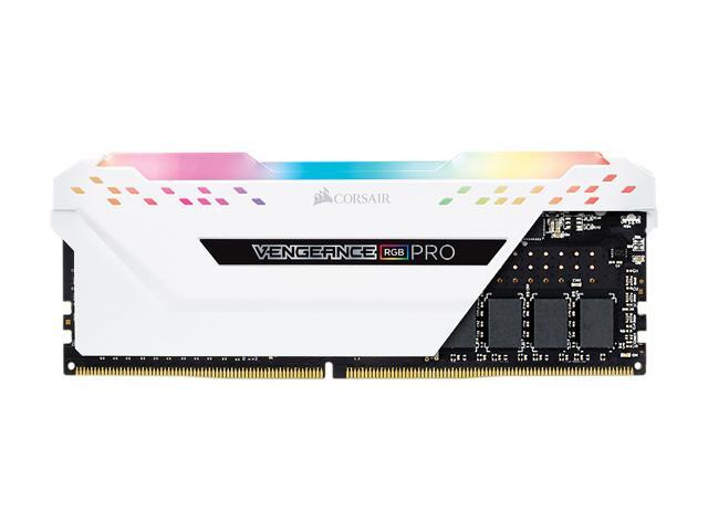 CORSAIR Vengeance RGB Pro 16GB (2 x 8GB) 288-Pin PC RAM DDR4 3200 (PC4 25600) Desktop Memory Model CMW16GX4M2E3200C16W
