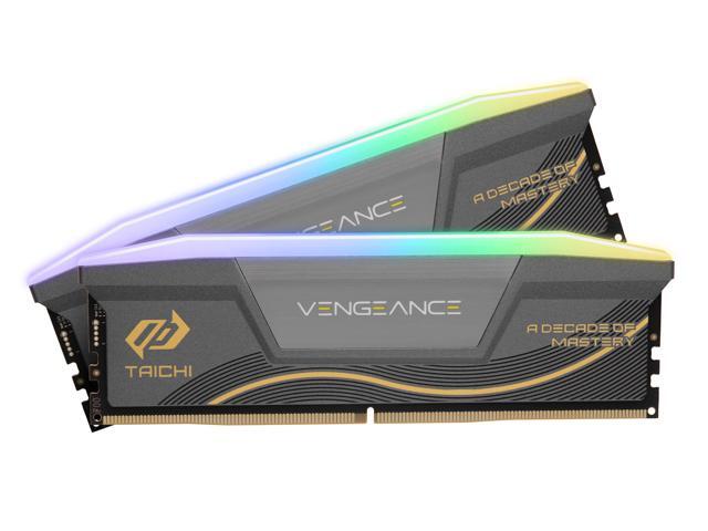 CORSAIR Vengeance RGB 32GB (2 x 16GB) 288-Pin PC RAM DDR5 6000 (PC5 48000) Desktop Memory Model CMH32GX5M2E6000Z36-ASR