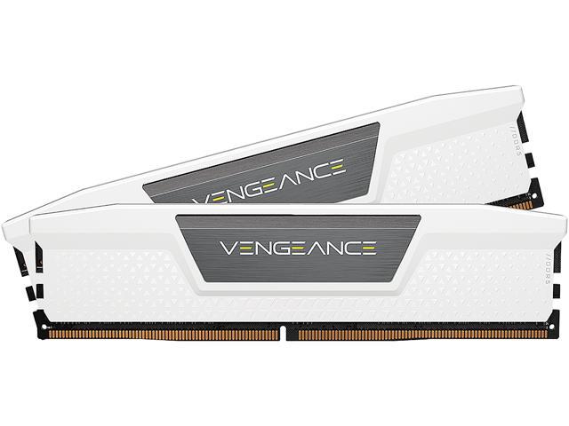 CORSAIR Vengeance 32GB (2 x 16GB) 288-Pin PC RAM DDR5 6000 (PC5 48000) Desktop Memory Model CMK32GX5M2D6000C38W RAM