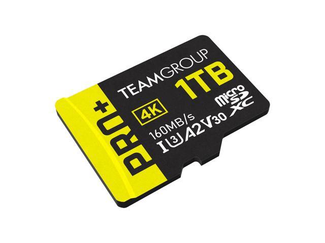 Team 1TB Pro+ microSDXC UHS-I/U3 Class 10 Memory Card with Adapter, compatible with Nintendo-Switch, Steam Deck, and ROG Ally, Speed Up to 160MB/s...