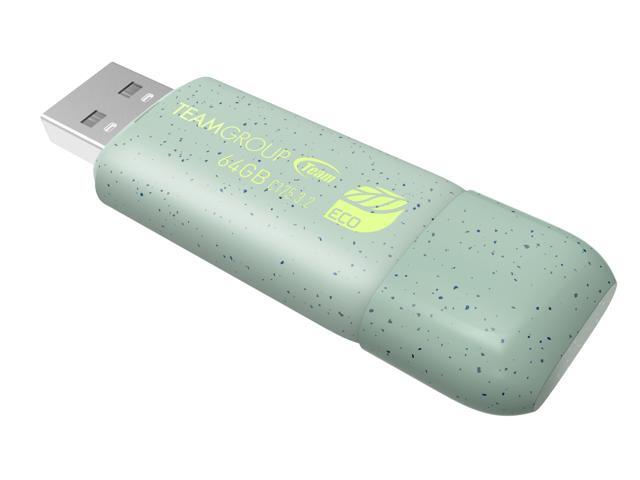 TEAM 64GB C175 ECO USB 3.2 Gen 1 Net-Zero Flash Drive, Speed Up to 100MB/s (TC175ECO364GG01)