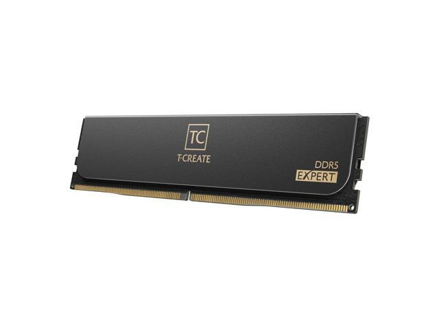 TEAMGROUP 96GB T-Create Expert DDR5 6400 MHz UDIMM Memory Kit (2 x 48GB, Black) - image 3