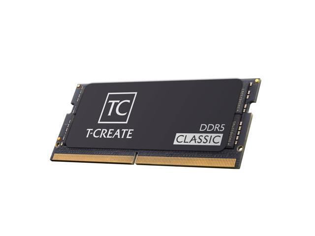 Team T-CREATE CLASSIC 64GB (2 x 32GB) 262-Pin DDR5 SO-DIMM DDR5 5600 (PC5 44800) Laptop Memory Model CTCCD564G5600HC46ADC-S01