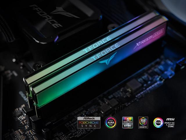 Team Xtreem ARGB 32GB (2 x 16GB) 288-Pin PC RAM DDR5 7200 (PC5 57600) Desktop Memory Model FF9D532G7200HC34ADC01