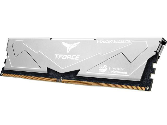 Team T-Force Vulcan ECO 32GB (2 x 16GB) 288-Pin PC RAM DDR5 6400 (PC5 51200) Desktop Memory Model FLESD532G6400HC38JDC01