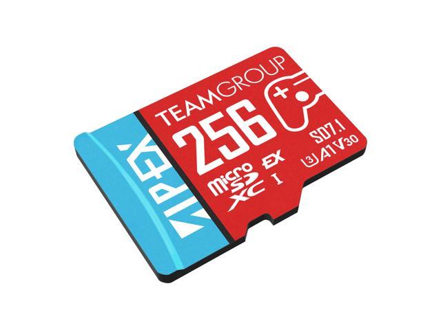 Team 256GB APEX SD7.1 Ultra-Fast microSDXC UHS-I/U3 Memory Card, compatible with Nintendo-Switch, Steam Deck, and ROG Ally, Speed Up to 800MB/s...