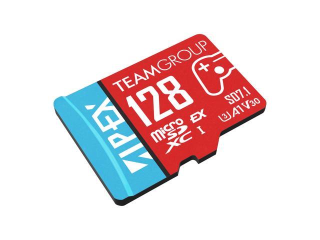 Team 128GB APEX SD7.1 MicroSD Express UHS-I/U3 Memory Card with Adapter, compatible with Nintendo-Switch2, Steam Deck, and ROG Ally, Speed Up to...