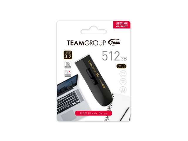 Team Group 512GB C186 USB 3.2 Gen 1 Flash Drive (TC1863512GB01)