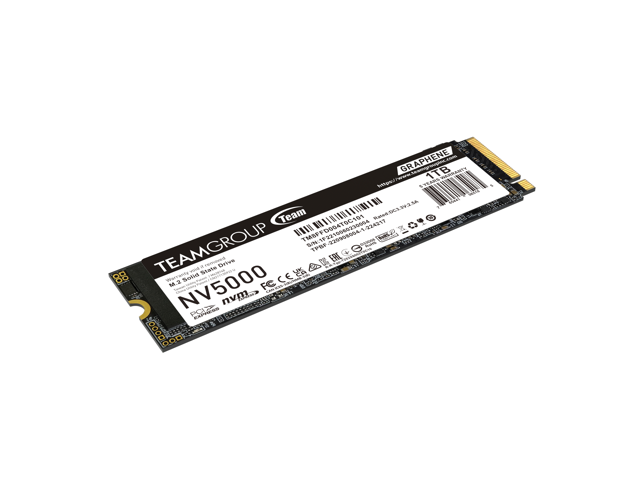 Team Group NV5000 M.2 2280 1TB PCIe 4.0 x4 with NVMe Internal Solid State Drive (SSD) TM8FGM001T0C101