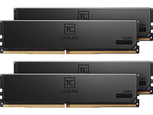 TEAMGROUP T-Create Master CTCMD5128G6000HC30FQC01 128GB kits(32GBx4) DDR5 6000 (PC5-48000) Overclock ECC RDIMM CL30 1.4V Dual-rank Server Memory.