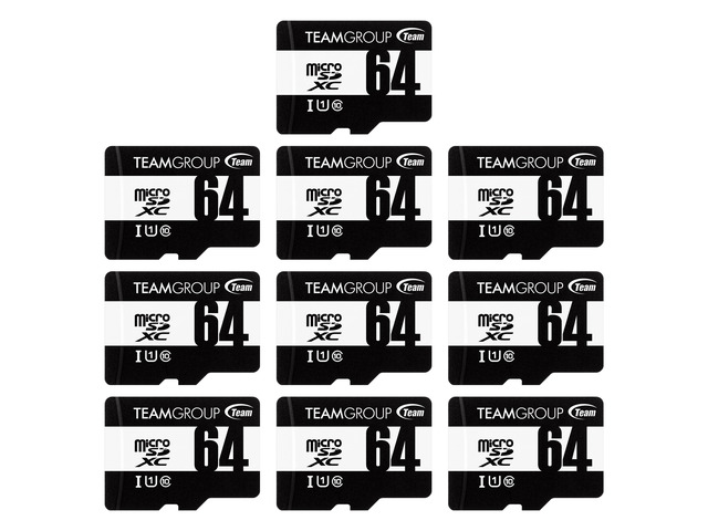Team 64GB microSDXC Memory Card with Adapter Model TUSDX64GCL10U78