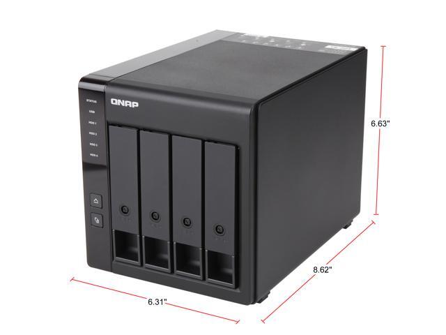 QNAP TR-004-US 4 Bay Type-C Direct Attached Storage DAS Expansion with Hardware RAID (Diskless)