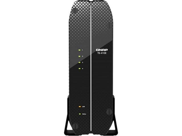 QNAP TS-410E-8G-US 4 Bay Professional fanless Desktop NAS with Intel Celeron Quad-core Processor, 8 GB DDR4 RAM and Dual 2.5GbE (2.5G/1G/100M)...