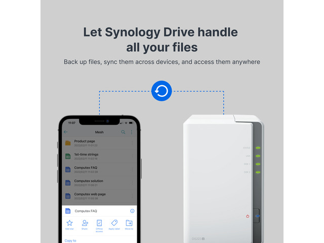 Synology 2-bay DiskStation DS223J (Diskless) — photo 4