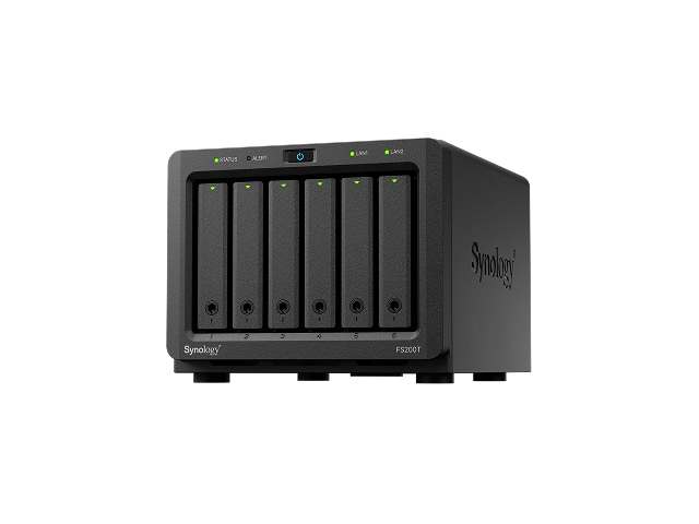 Synology TerraMaster FS200T Network Storage - Intel Celeron J4125 (2 GHz) - 4GB - 6x 2.5' Bays - 1 RJ-45 1GbE LAN Port, 1 RJ-45 2.5GbE LAN Port, 2.