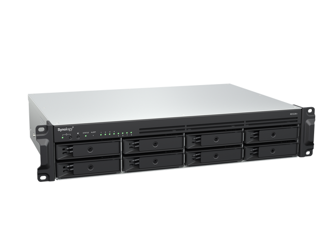 Synology RackStation RS1226+ 8 Bay Rackmount NAS - AMD Ryzen Embedded V1500B (2.2 GHz) - 4GB DDR4 - 8 Bay - Gigabit Ethernet - USB 3.2
