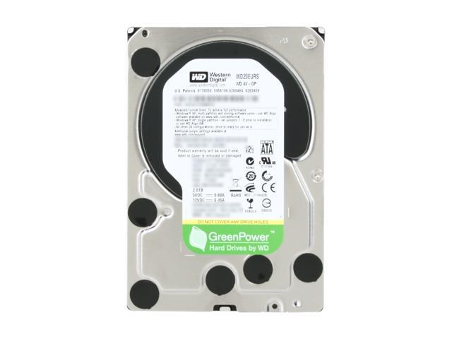 Western Digital AV-GP WD20EURS 2TB 64MB Cache SATA 3.0Gb/s 3.5' Internal Hard Drive Bare Drive