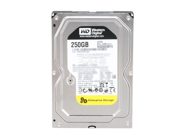 Western Digital WD RE4 WD2503ABYX 250GB 7200 RPM 64MB Cache SATA 3.0Gb/s 3.5' Internal Enterprise Hard Drive Bare Drive