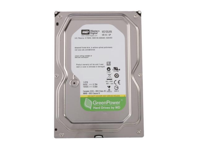 Western Digital AV-GP WD10EURX 1TB IntelliPower 64MB Cache SATA 6.0Gb/s 3.5' Internal Hard Drive Bare Drive