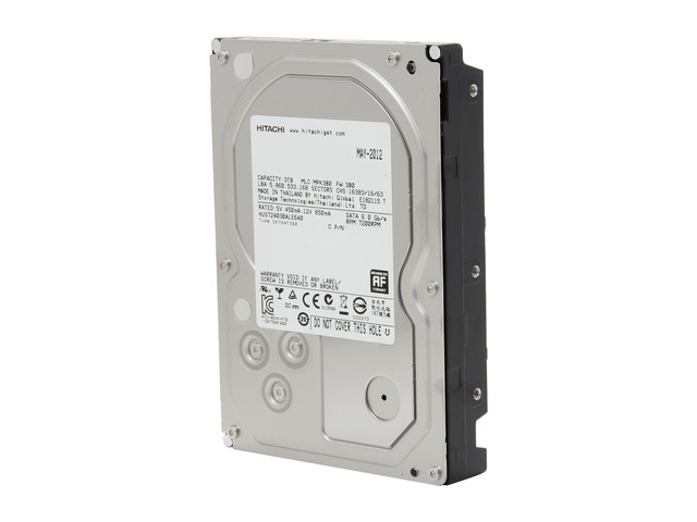 HGST Ultrastar 7K4000 HUS724030ALE640 (0F14684) 3TB 7200 RPM 64MB Cache SATA 6.0Gb/s 3.5' Internal Enterprise Hard Drive Bare Drive