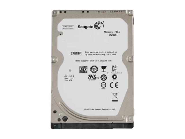 Seagate Momentus Thin ST250LT003 250GB 5400 RPM 16MB Cache SATA 3.0Gb/s 2.5' Internal Notebook Hard Drive Bare Drive