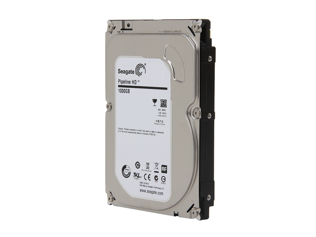 Seagate Video ST1000VM002 1TB 5900 RPM 64MB Cache SATA 6.0Gb/s 3.5' Internal Hard Drive Bare Drive, New Pull, '0' Hour