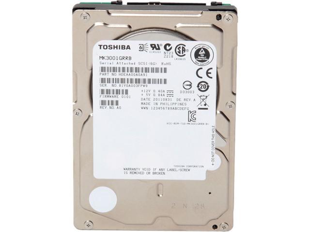 TOSHIBA MK1401GRRB 147GB 15000 RPM 32MB Cache SAS 6Gb/s 2.5' Enterprise Hard Drive