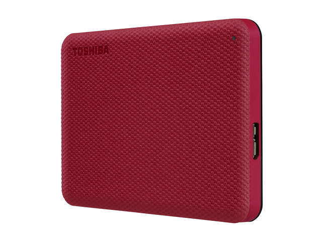 TOSHIBA 2TB Canvio Advance Portable External Hard Drive USB 3.0 Model HDTCA20XR3AA Red β photo 2