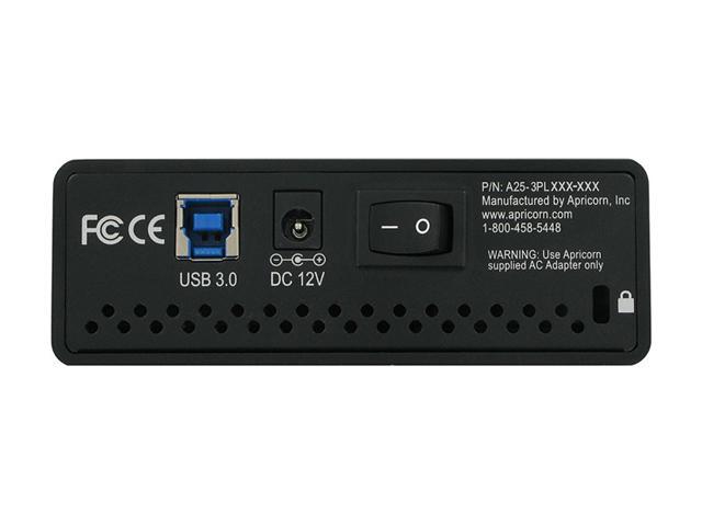 APRICORN Aegis Padlock DT 6TB USB 3.0 3.5' Encrypted Desktop Hard Drive with PIN Access with 256-bit AES Encryption Black