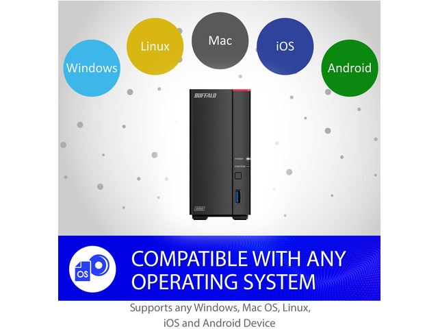 BUFFALO LinkStation 710 1-Bay Professional Network Storage 8TB (1x8TB) with Hard Drives Included β photo 3