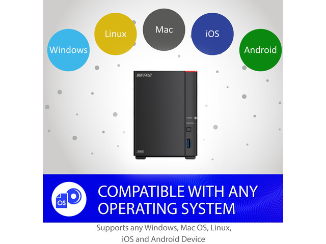 BUFFALO LinkStation 720 2-Bay Professional Network Storage 4TB (2x2TB) with Hard Drives Included β photo 3