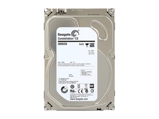 Seagate Constellation CS ST3000NC002 3TB 7200 RPM 64MB Cache SATA 6.0Gb/s 3.5' Enterprise Internal Hard Drive Bare Drive